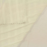 Cream Vertical-Stripe Jacquard, Polyester — photo 2
