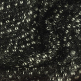 Black Flecks Chunky Knit, Acrylic-Poly — photo 2