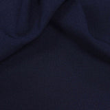 Polyester Viscose Stretch Linen-Look Fabric, 215 gsm — Navy — photo 2