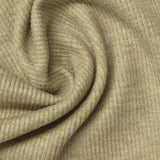 Viscose Polyester Blend Stretch Knit Fabric, 320 gsm, 185 cm — Khaki — photo 2