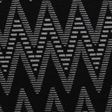Black Geometric Jacquard, Viscose-Poly — photo 2