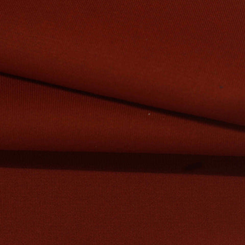 Cotton Polyester Stretch Scuba Knit Fabric, 390 gsm, 150 cm — Red