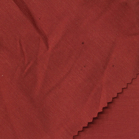 Viscose Nylon Stretch Ponte Knit Fabric, 270 gsm, 155 cm — Red