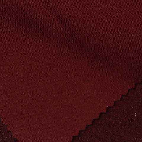 Dark Red Flecks Linen-Look, Polyester
