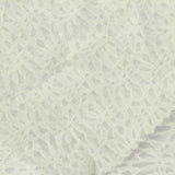 Jacquard Polyester Stretch Knit Fabric, 150 gsm, 150 cm — White — photo 2