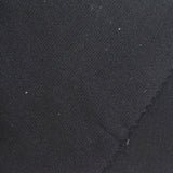 Polyester Cotton Stretch Rib Knit Fabric, 205 gsm — Black — photo 2
