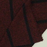 Black Stripes Chunky Knit, Viscose-Poly — photo 2