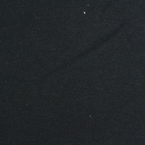 Cotton Polyester French Terry Fabric, 275 gsm — Black