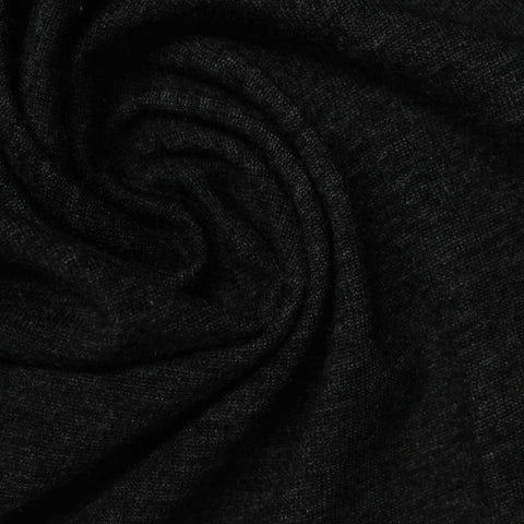 Dark Grey Marl Jersey Knit, Poly-Cotton, 180 gsm, 160 cm, ref EF-244247