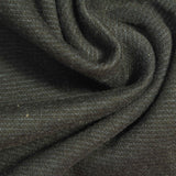 Dark Olive Marl Interlock Knit, Poly-Cotton — photo 2
