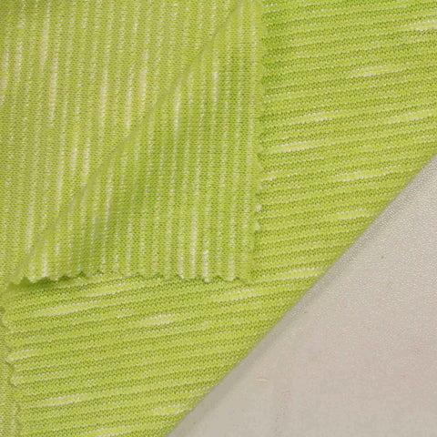Light Green Marl Chunky Knit, Poly-Viscose, 191 gsm