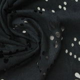 Black Bold-Floral Crepe, Polyester — photo 2