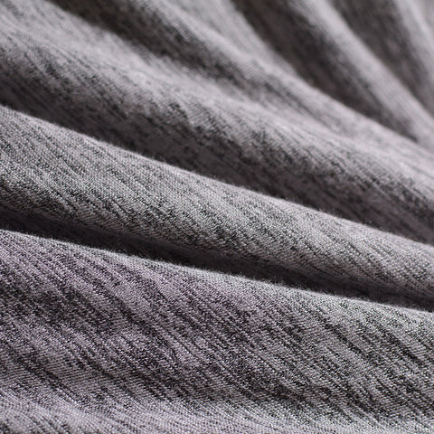 Grey Marl Chunky Knit, Poly-Viscose, 160 gsm, 160 cm