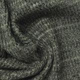 Light Grey Marl Waffle Knit, Polyester — photo 2