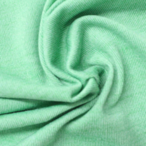 Polyester Stretch Chunky Knit Fabric, 222 gsm, 140 cm — Green