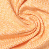 Orange Herringbone Jacquard, Polyester — photo 2