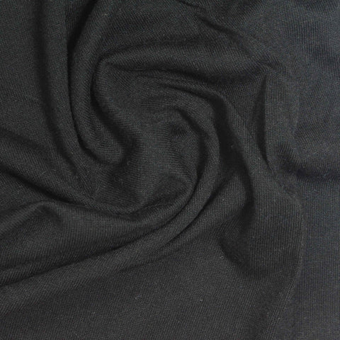 Polyester Cotton Blend Jersey Knit Fabric, 185 gsm, 170 cm — Grey