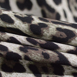 Black Leopard Linen-Look, Polyester — photo 2