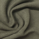 Cotton Polyester Chunky Knit Fabric, 350 gsm, 172 cm — Khaki — photo 2