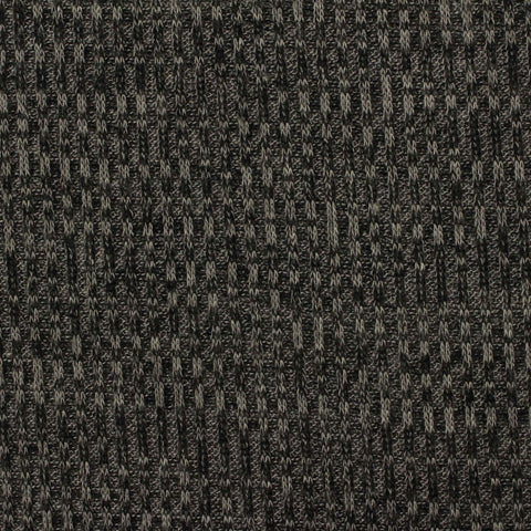 Light Grey Marl Rib Knit, Poly-Viscose, 178 gsm