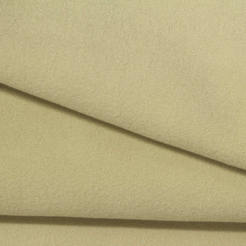 Brushed Polyester Stretch Rib Knit Fabric, 537 gsm, 170 cm — Khaki