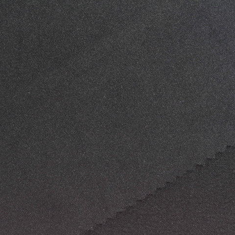 Black Interlock Knit, Polyester