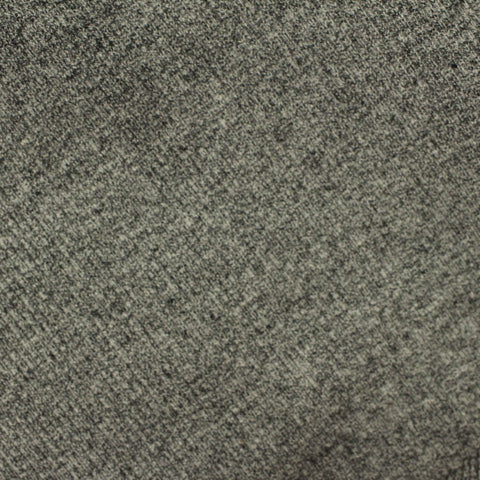Grey Marl Rib Knit, Poly-Viscose, 290 gsm