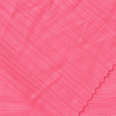 Pink Marl Jersey Knit, Poly-Viscose, 155 gsm