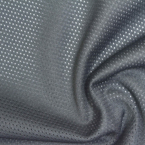 Grey Dots Mesh, Polyester