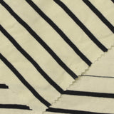 Black Horizontal-Stripe Knit, Cotton — photo 2