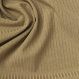 Polyester Stretch Rib Knit Fabric, 250 gsm, 165 cm — Khaki — photo 2