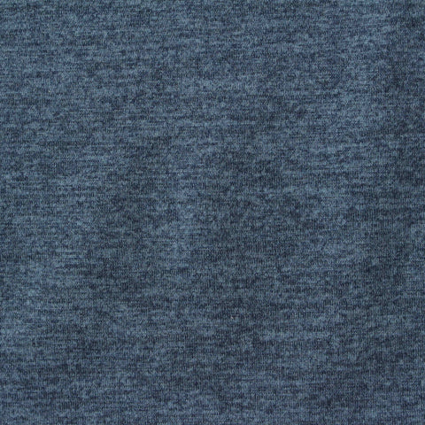 Blue-Grey Marl Jersey Knit, Polyester