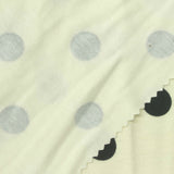 Black Dots Rib Knit, Viscose — photo 2