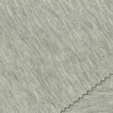 Heather Grey Marl Scuba Knit, Poly-Cotton — photo 2
