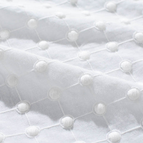 White Dots Jacquard, Cotton