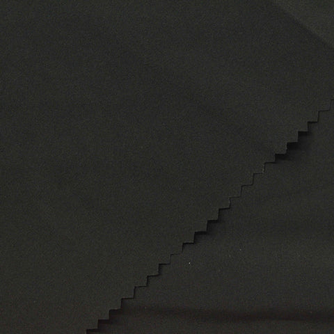Polyester Stretch Woven Fabric, 110 gsm, 149 cm — Black