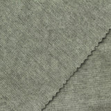 Heathered Olive Marl Rib Knit, Viscose-Poly — photo 2