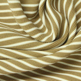 Brown Horizontal-Stripe Knit, Polyester — photo 2