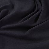 Brushed Polyester Viscose Stretch Jersey Knit Fabric, 207 gsm, 166 cm — Black — photo 2