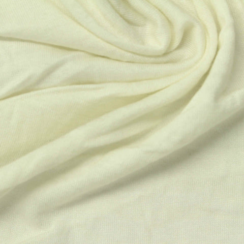 Yarn-Dyed Viscose Wool Jersey Knit Fabric, 170 gsm, 170 cm — Yellow