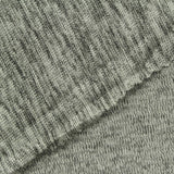 Dark Grey Heathered-Marl Jersey Knit, Polyester — photo 2