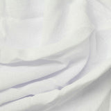 100% Polyester Linen-Look Fabric, 170 gsm, 152 cm — White — photo 2