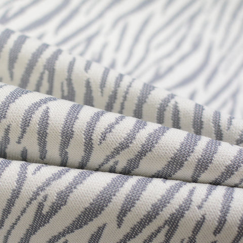 Grey Zebra Jacquard, Acrylic-Poly