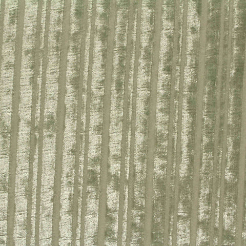 Sage Textured-Stripe Velvet, Polyester