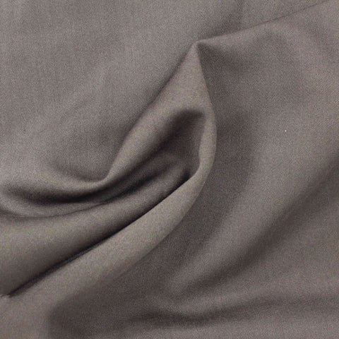 Polyester Viscose Stretch Satin Fabric, 225 gsm — Grey