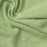 Cotton Stretch Rib Knit Fabric, 215 gsm, 165 cm — Green — photo 2