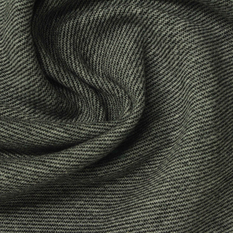 Light Grey Marl French Terry, Cotton-Poly, 210 gsm