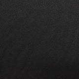 Polyester Stretch Interlock Knit Fabric, 263 gsm, 160 cm — Black — photo 2