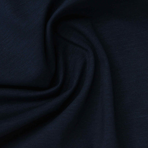 Interlock Knit Fabric, 185 gsm, 145 cm — Navy