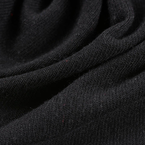 Polyester Viscose Stretch Jersey Knit Fabric, 275 gsm — Black